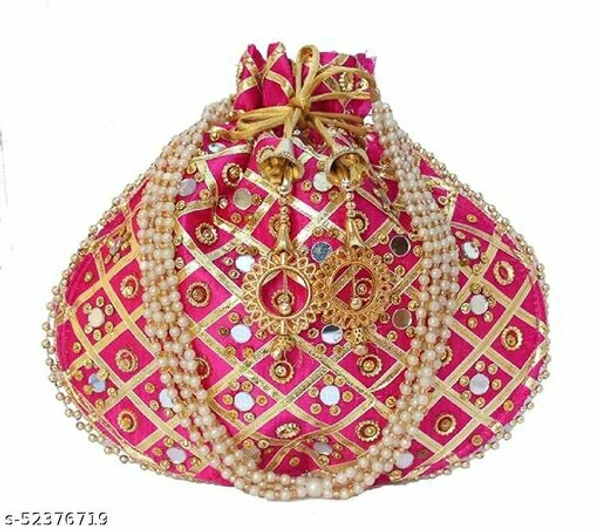 Elite Women Potlis  - Pink, Free Size