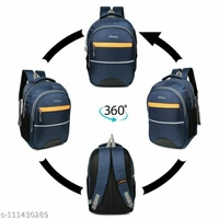 ANICE 33 Ltrs Blue (15.6 inch) Laptop Backpack/Bag for Men and Women with 3 compartments and Waterproof rain Cover - Navy Blue, Free Size