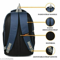 ANICE 33 Ltrs Blue (15.6 inch) Laptop Backpack/Bag for Men and Women with 3 compartments and Waterproof rain Cover - Navy Blue, Free Size
