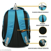 ANICE 33 Ltrs Blue (15.6 inch) Laptop Backpack/Bag for Men and Women with 3 compartments and Waterproof rain Cover - Sky Blue, Free Size