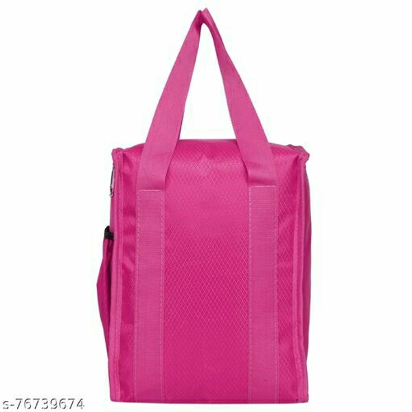 SOPSON® Lunch Bag / Tiffin Bag for Men, Women, Kids, School, Picnic, Work Carry Bag for Lunch Boxes - Pink, Free Size