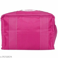 SOPSON® Lunch Bag / Tiffin Bag for Men, Women, Kids, School, Picnic, Work Carry Bag for Lunch Boxes - Pink, Free Size