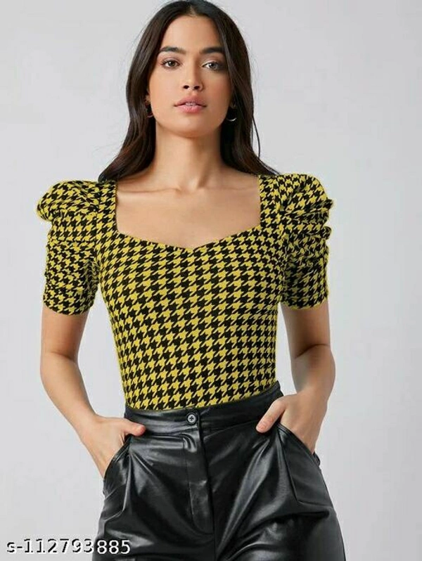 Trendy Printed Women Tops - S