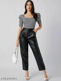 Trendy Printed Women Tops  - S
