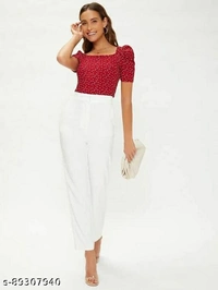 Trendy Printed Women Tops  - XL