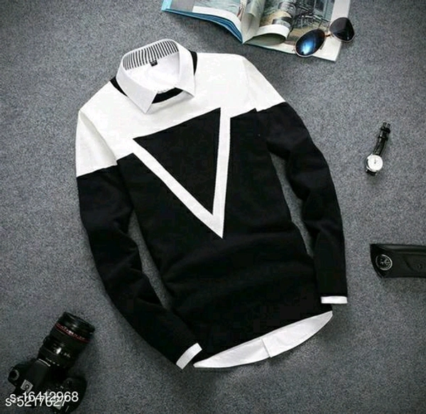 Men's Trendy T Shirt  - L