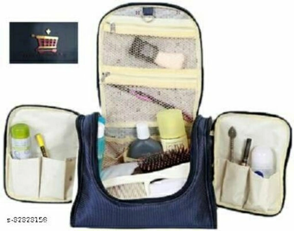 ultimatefashionista Hanging Water Resistant Toiletry Bag Cosmetic Case Make Up Vanity Bag, Toiletry Kit, Multipurpose Kit, Travelling Bag, Shaving Kit Vanity Box (blue)