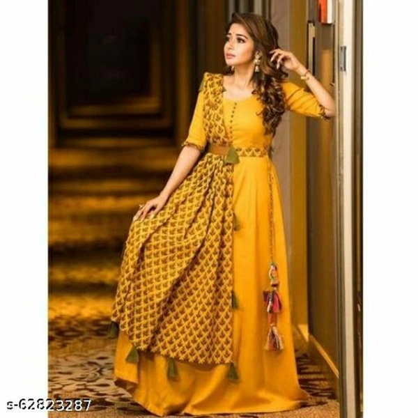 YELLOW GOWN - Yellow, M