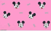 PLEDGE CREATIONS KING SIZE KIDS BEDSHEET FOR DOUBLE BED WITH 2 PILLOW COVERS - KING , PINK 