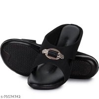 Woman's Party Wear Sandal - Black , IND-5