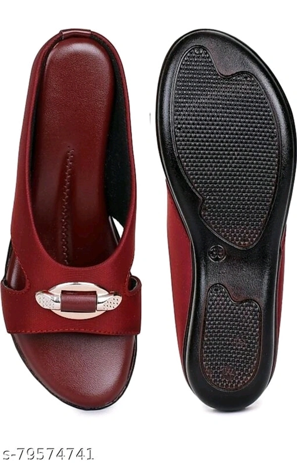 Woman's Party Wear Sandal - Red, IND-5