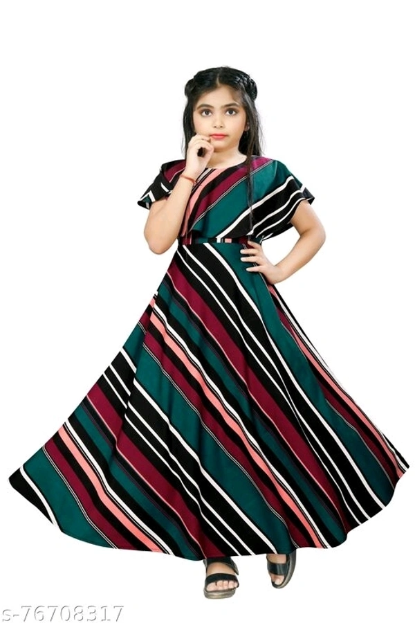 Girls Full Length Party Gown 01 - 6-7 Years