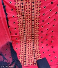 Women Suit  - Red, Un Stitched