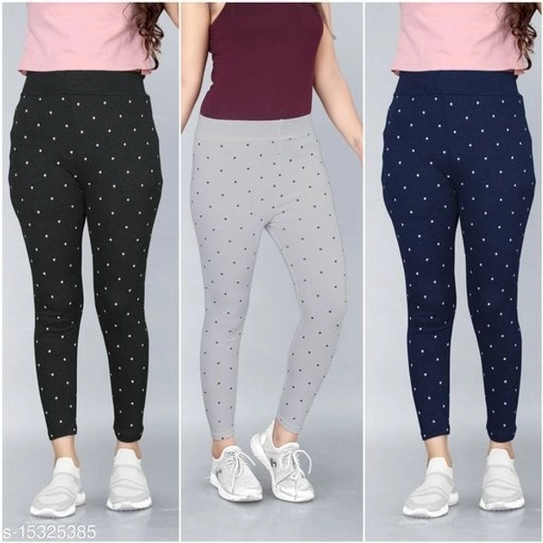 Trendy Women's Jaggings Pack Of 3  - 32
