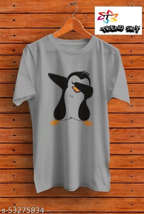 Trens Sky Smilley T Shirt For Men - Grey, S