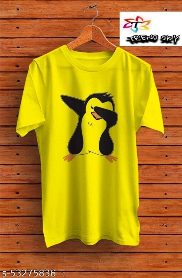 Trens Sky Smilley T Shirt For Men - Yellow, M