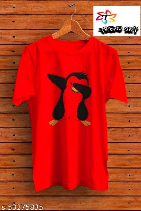Trens Sky Smilley T Shirt For Men - Red, M