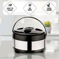 Aaditya Stainless Steel Thermoware Casserole for Roti/Chapati | Double Wall Insulated Hot Pot for hot Meal (2500ML+4500ML) Combo Offer - 2500ML + 4500ML 