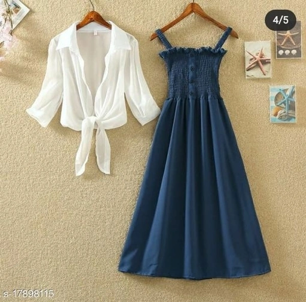 Urbane Partywear Women Dresses - Navy Blue, XXL