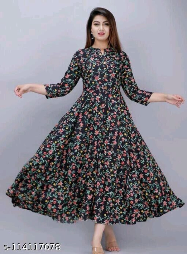 Adrika sensational Kurti for womens - XXL, black,