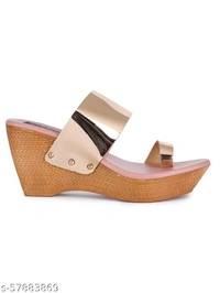 Sapatos Women Casual Wedges Sandals, Ideal for Women (ST-5175-Beige) - IND-7