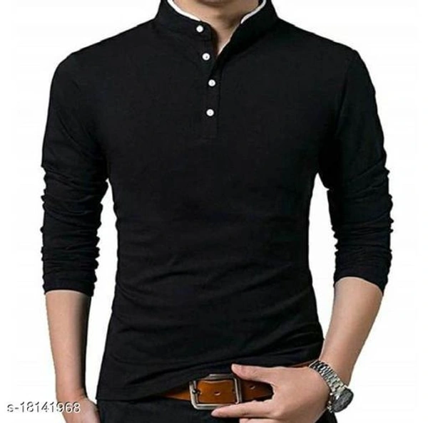 Comfortable Mens Tshirt - Black , M 