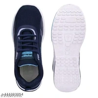  Latest Attractive Men Sports Shoes - Nevy Blue , IND-6