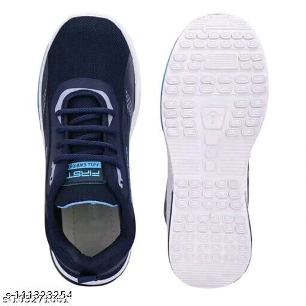  Latest Attractive Men Sports Shoes - Nevy Blue , IND-6