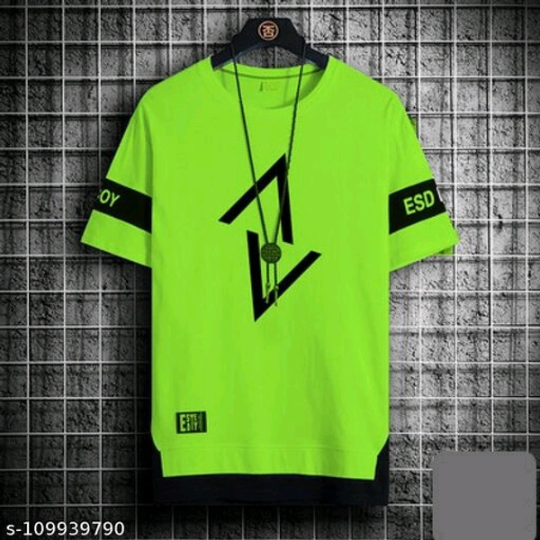 Classic Graceful Men Tshirts - Green , L 