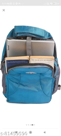 Wings Craft Boys And Girls Lightweight School Bag - Free Size, Sky Blue