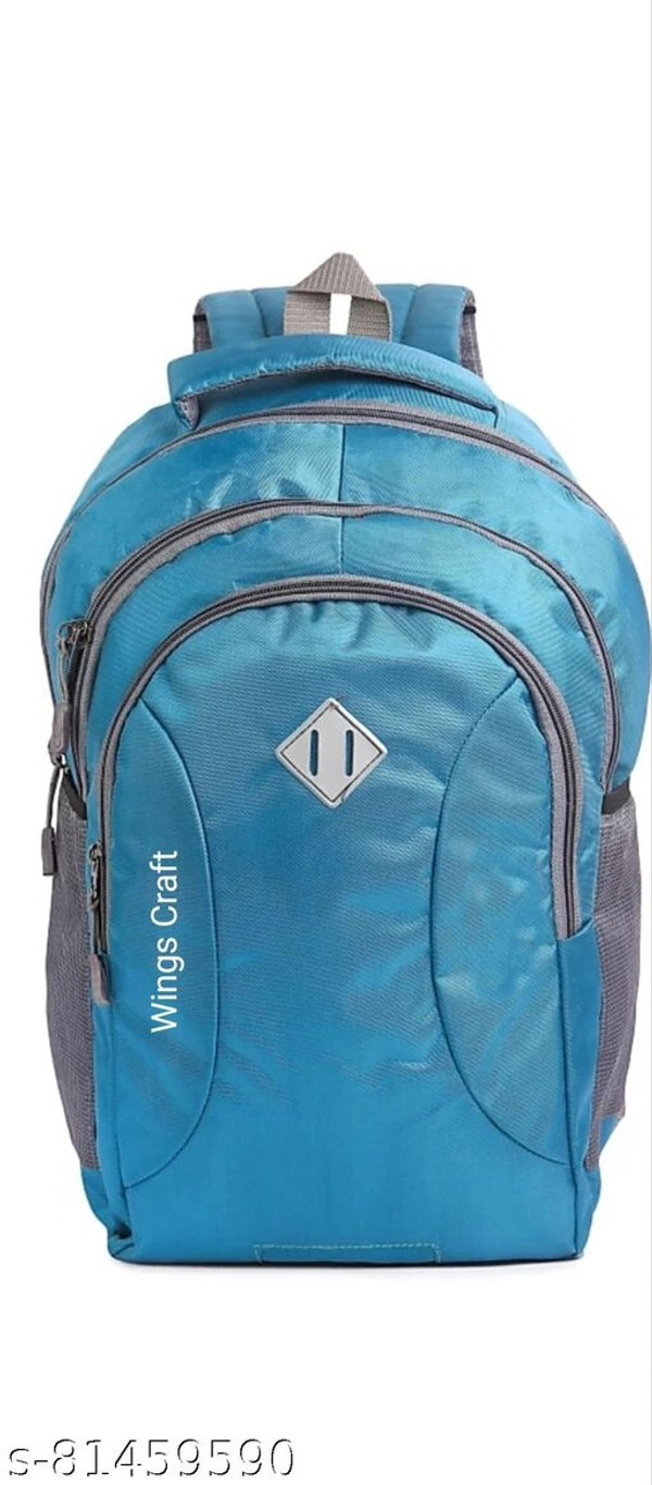 Wings Craft Boys And Girls Lightweight School Bag - Free Size, Sky Blue
