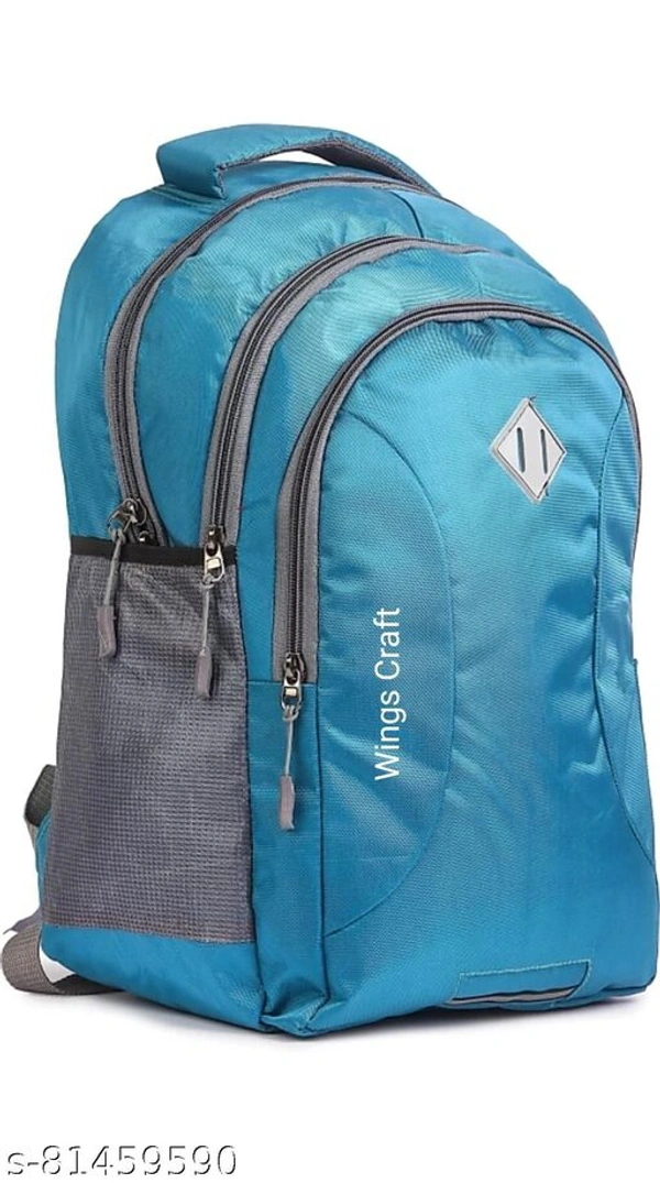 Wings Craft Boys And Girls Lightweight School Bag - Free Size, Sky Blue