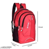 SHAN ENTERPRISES backpack - Free Size, Red Colour