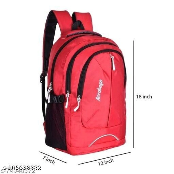 SHAN ENTERPRISES backpack - Free Size, Red Colour