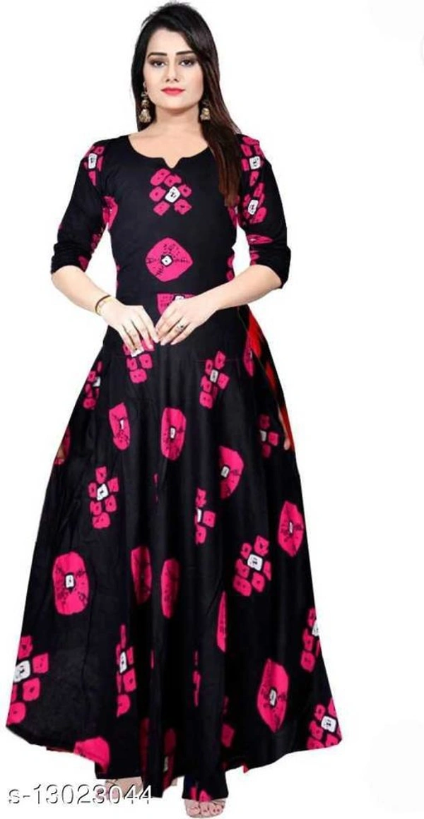 Myra Drishya Kurtis - black , XL 