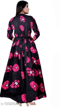 Myra Drishya Kurtis - black , XL 