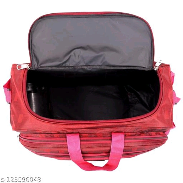 XN Bags Combo Unisex Travel Duffel Bag with Two Wheels Capacity 60Ltr pack of 2 - Red, Free Size