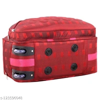XN Bags Combo Unisex Travel Duffel Bag with Two Wheels Capacity 60Ltr pack of 2 - Red, Free Size