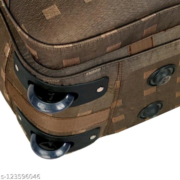 XN Bags Combo Unisex Travel Duffel Bag with Two Wheels Capacity 60Ltr pack of 2 - Golden, Free Size