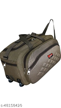 Elite Men Duffel BagsName: Elite Men Duffel BagsProduct - Brown, Free Size