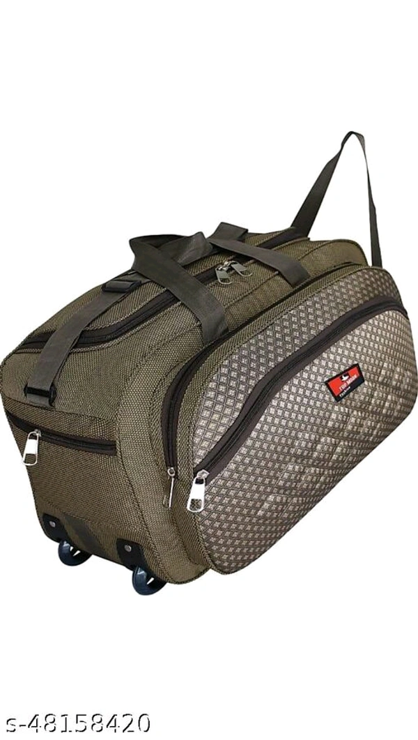Elite Men Duffel BagsName: Elite Men Duffel BagsProduct - Brown, Free Size