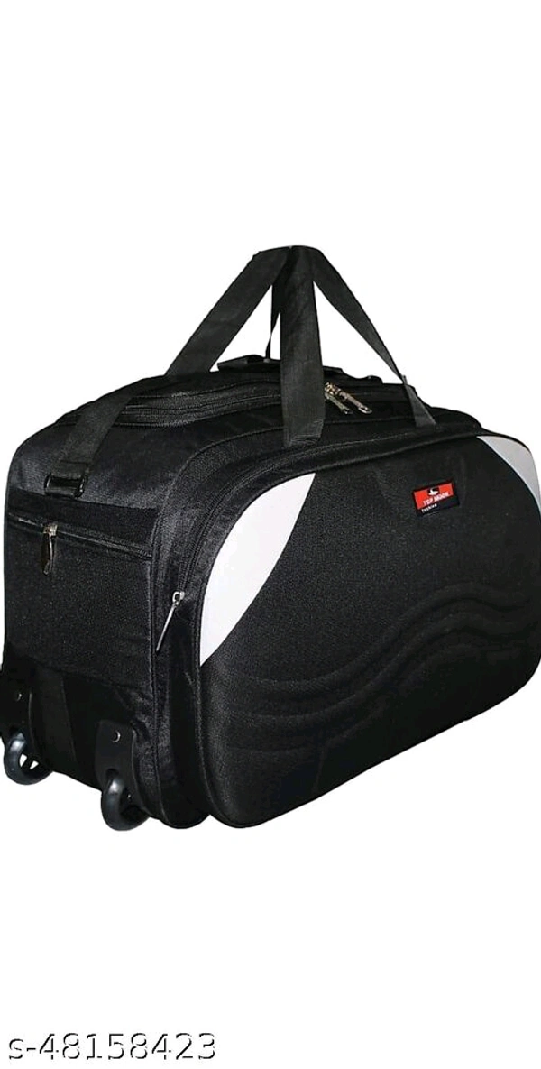 Elite Men Duffel BagsName: Elite Men Duffel BagsProduct - Black, Free Size