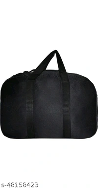Elite Men Duffel BagsName: Elite Men Duffel BagsProduct - Black, Free Size