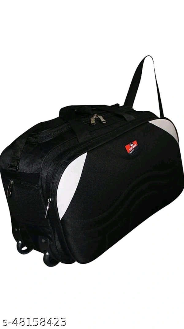 Elite Men Duffel BagsName: Elite Men Duffel BagsProduct - Black, Free Size
