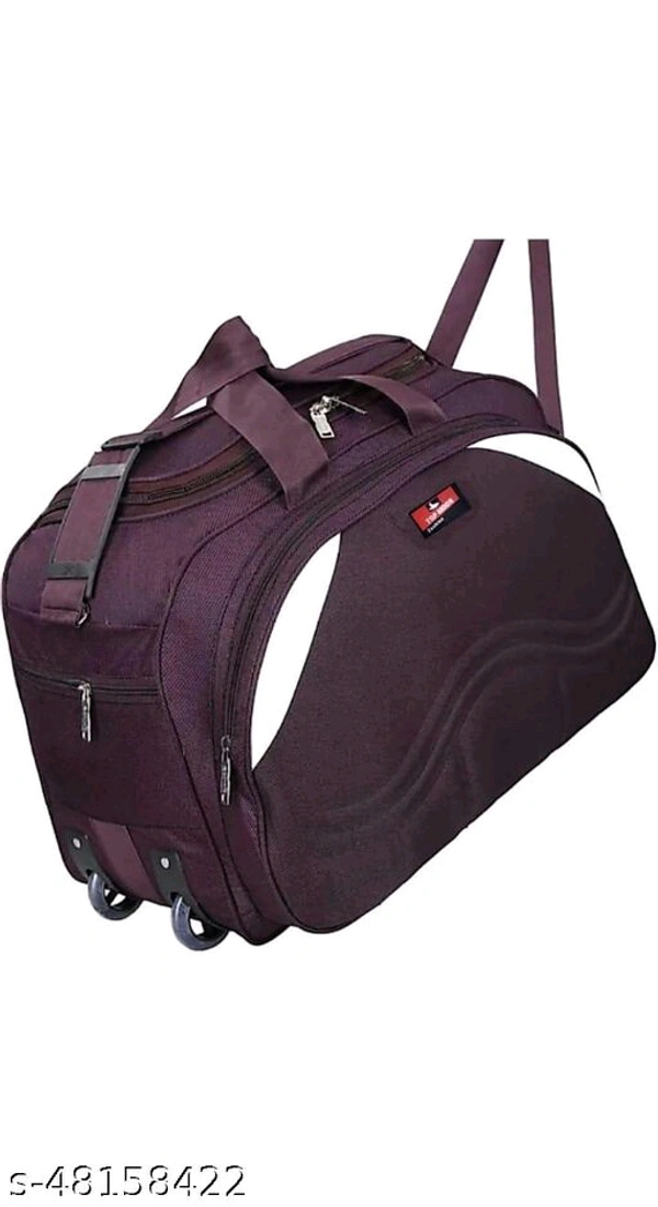 Elite Men Duffel BagsName: Elite Men Duffel BagsProduct - Purple, Free Size