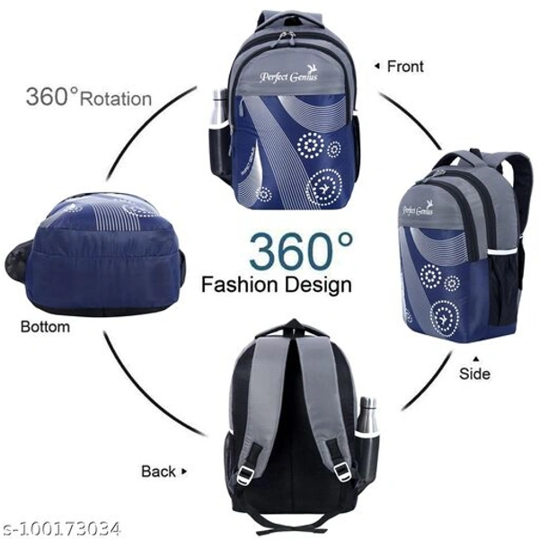 college bag - Free Size, Nevy Blue Grey
