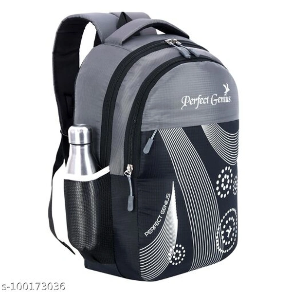 college bag - Free Size, Black Grey