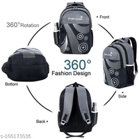 college bag - Free Size, Black Grey