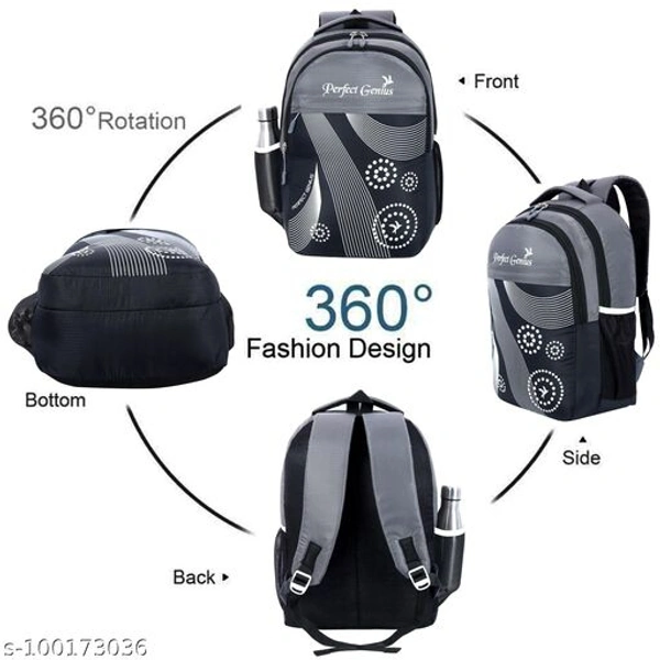 college bag - Free Size, Black Grey