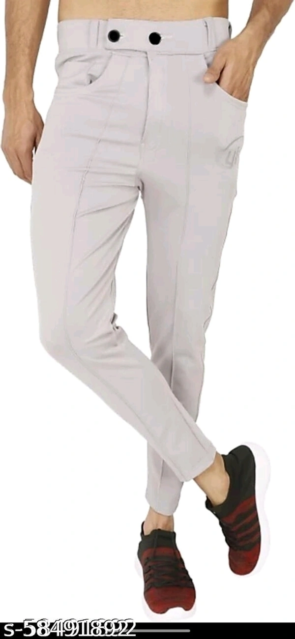 Stylish lycra pants - White, 32